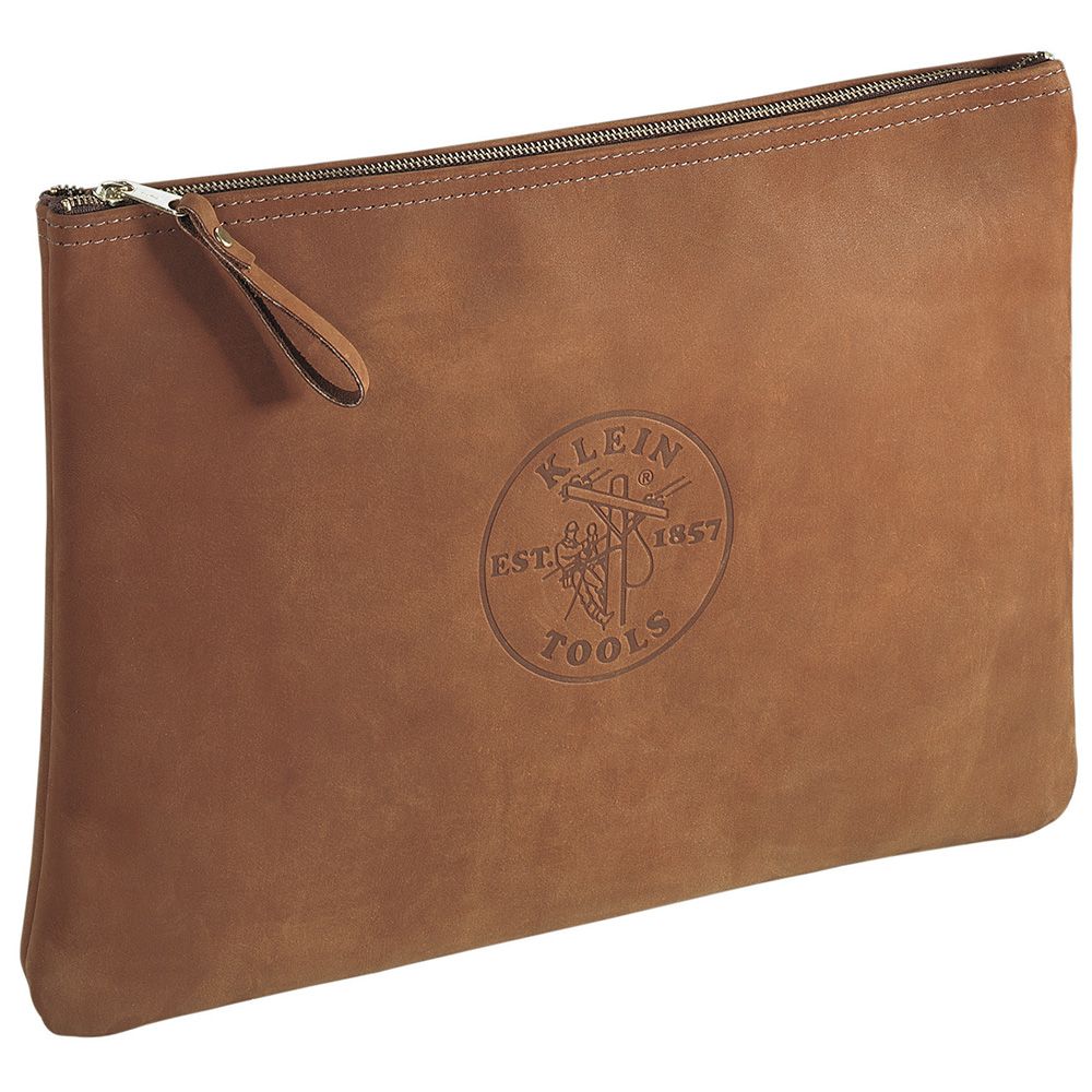 Product image for Portfolio contractor leather brown 17x12"