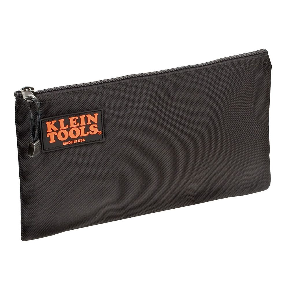 Product image for Bag CORDURA zipper ballistic nylon black 7x12-1/2"