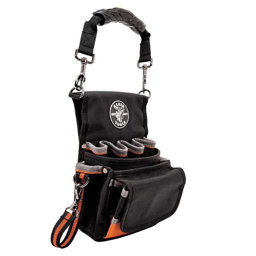 Product image for KLEIN 5242 TRADESMAN PRO TOOL POUCH 9 POCKET 9.5 X 7.5 X 9.5"