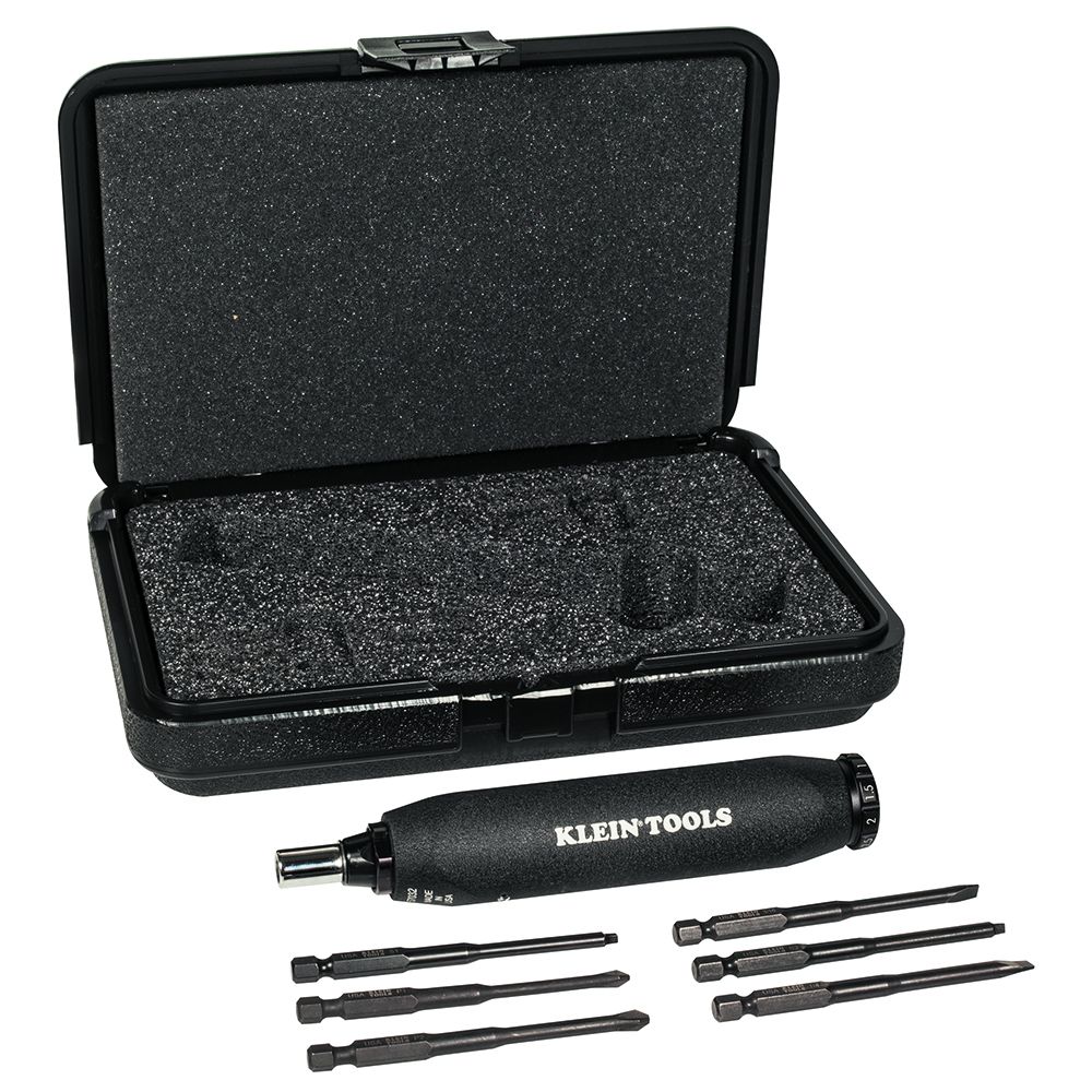 Product image for KLEIN 57032 TOOL SCREWDRIVER SET TORQUE 6 PIECE