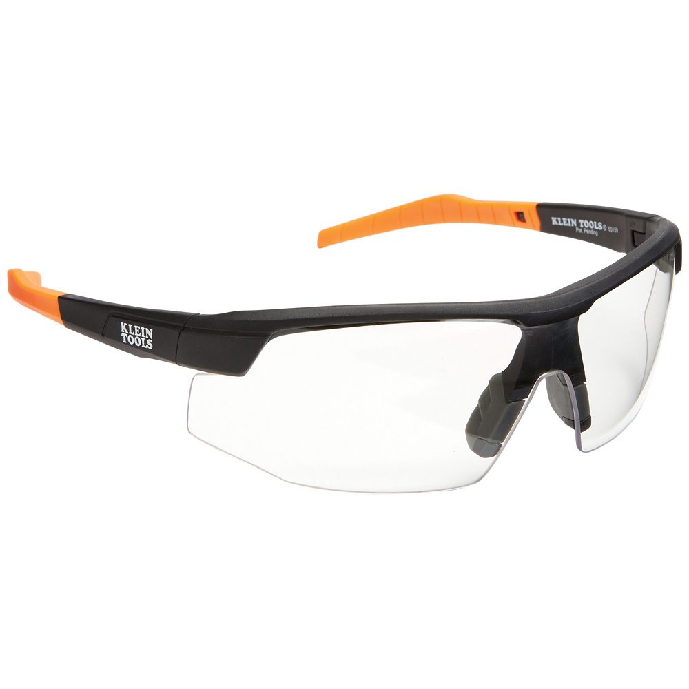 KLEIN TOOLS 60159 Safety Glasses Clear Lens Anti Fog Anti Scratch Lightweight Non Slip Fit Standard