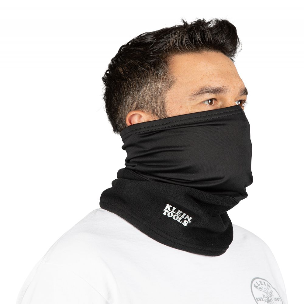 KLEIN 60466 NECK AND FACE WARMING HALFBAND BLK
