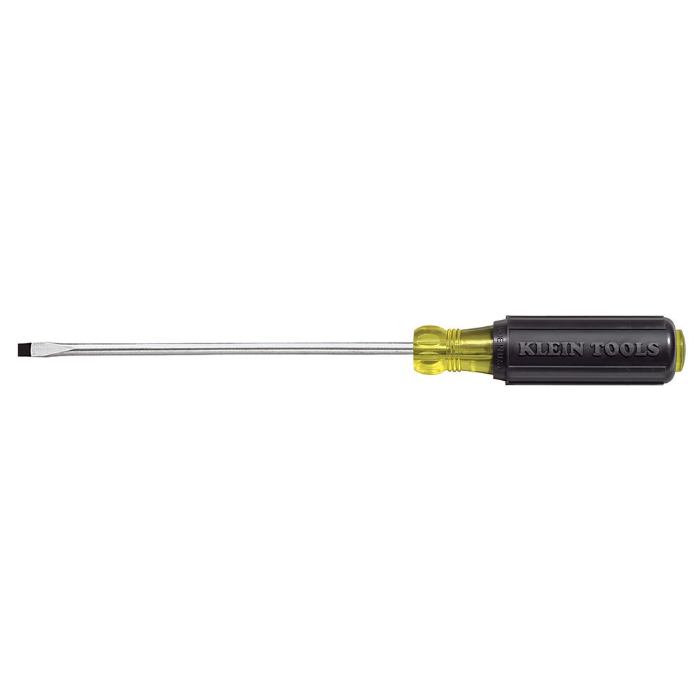 KLEIN TOOLS 601-4 Cushion-Grip Screwdriver Cabinet 3/16 in 7-3/4 in L