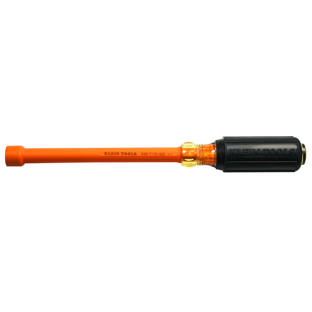 KLEIN TOOLS 646-5/16-INS Insulated Nut Driver 5/16 in Handgrip
