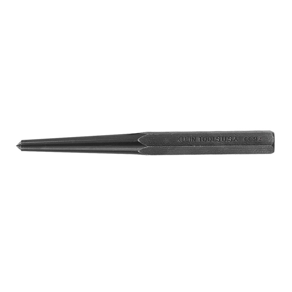 Product image for KLEIN 66312 PUNCH CENTER 3/8" X 5" CARBON STEEL CENTER PUNCH