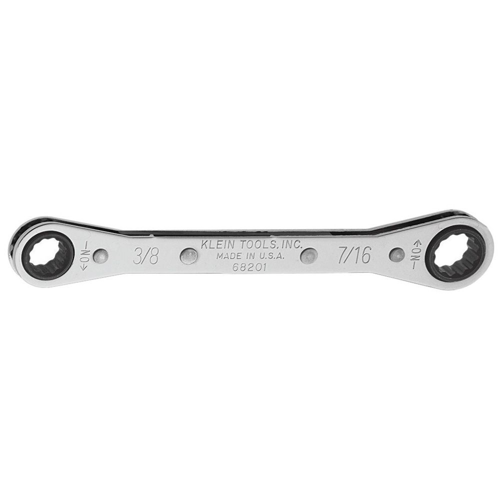 Product image for KLEIN 68201 RATCHET BOX WRENCH 3/8" X 7/16"