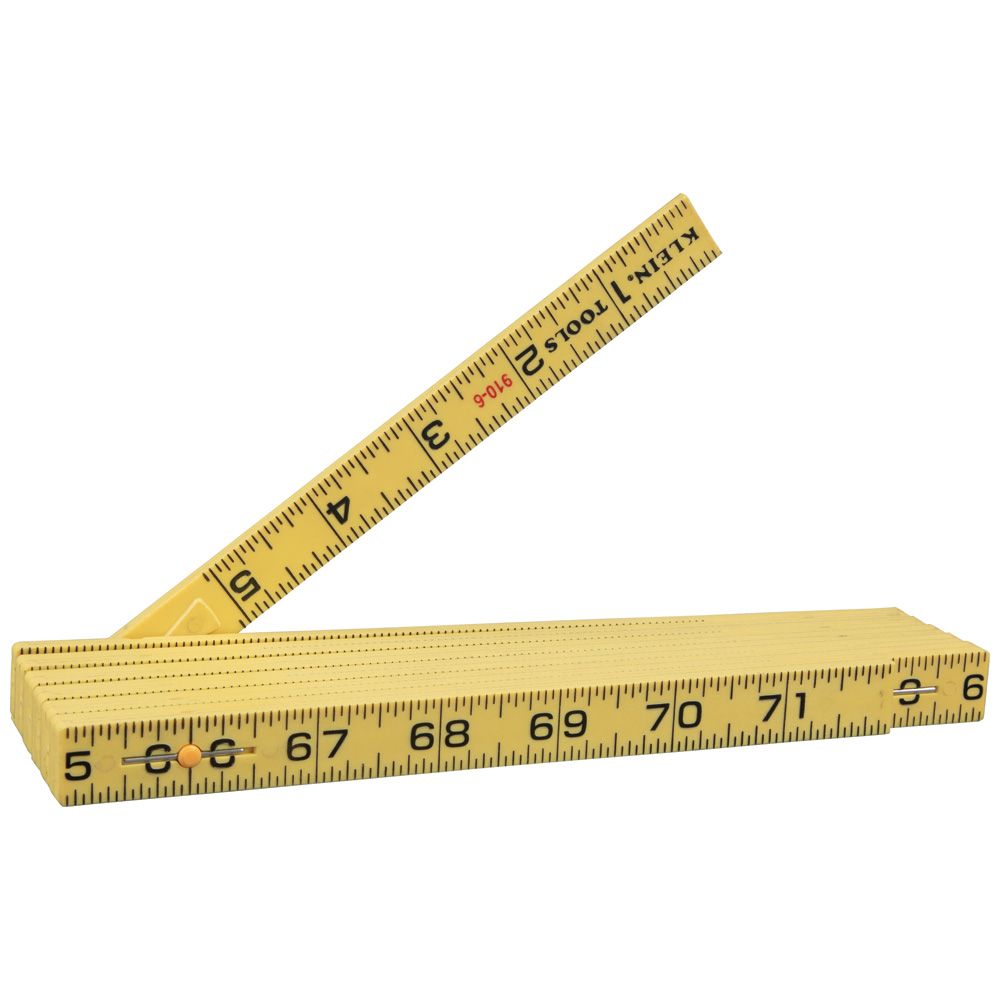Product image for KLEIN 910-6 RULER FOLDING FIBERGLASS 6FT