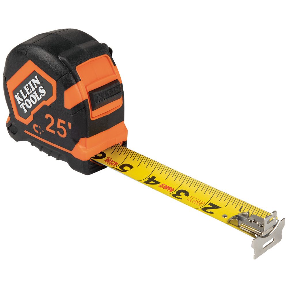 KLEIN TOOLS 9225 Tape Measure 25 ft L SAE 2.35 in W