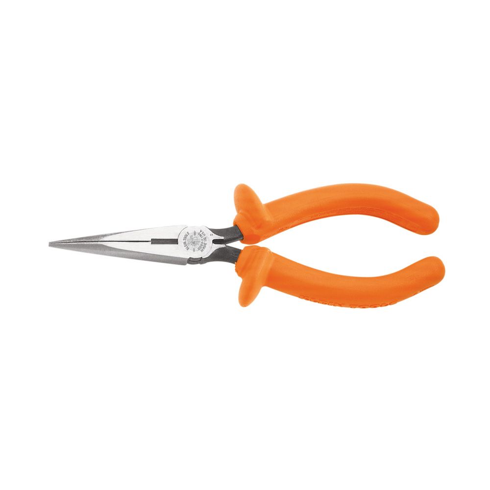 Product image for KLEIN D203-6INS 6" LONG NOSE PLIERS