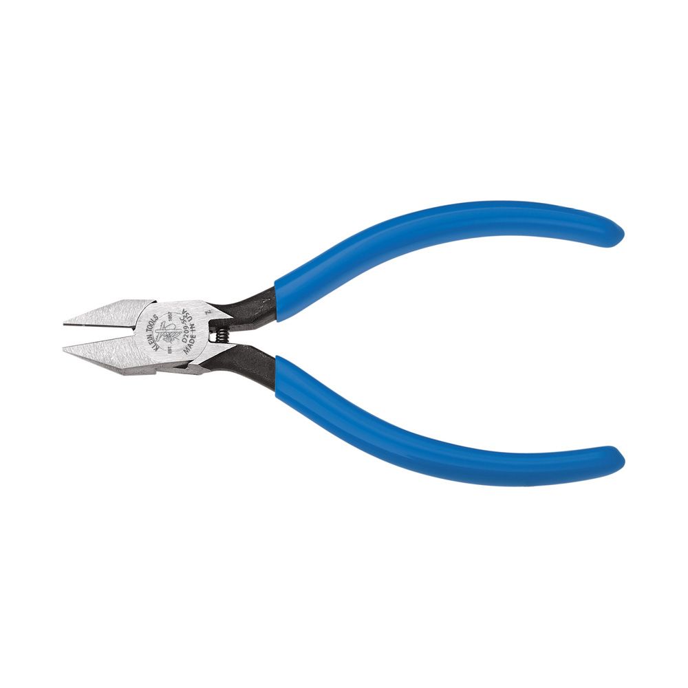 Product image for KLEIN D209-5C TOOL PLIER CUTTERS D MIDGET POINTED NOSE DIAGONAL 5"L W/PLASTIC DIPPED HANDLES