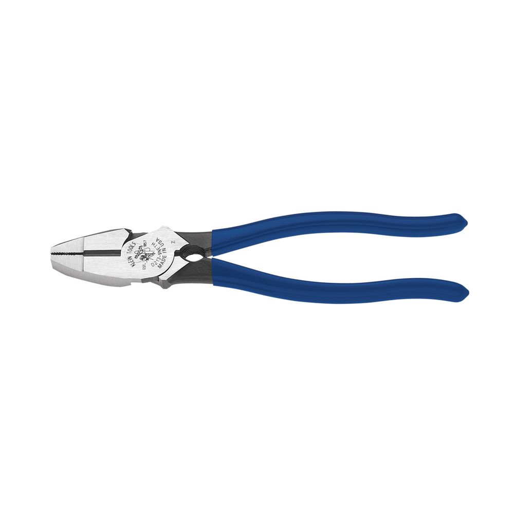 Product image for Plier side cutting high-leverage dark blue 9-3/8"