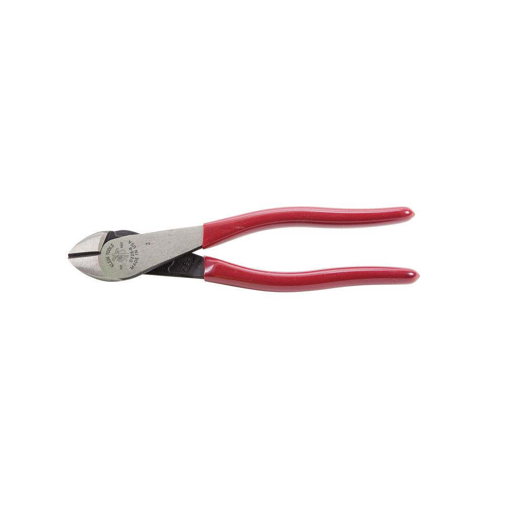 Product image for Plier diagonal cutting with red handle 7-1/8"