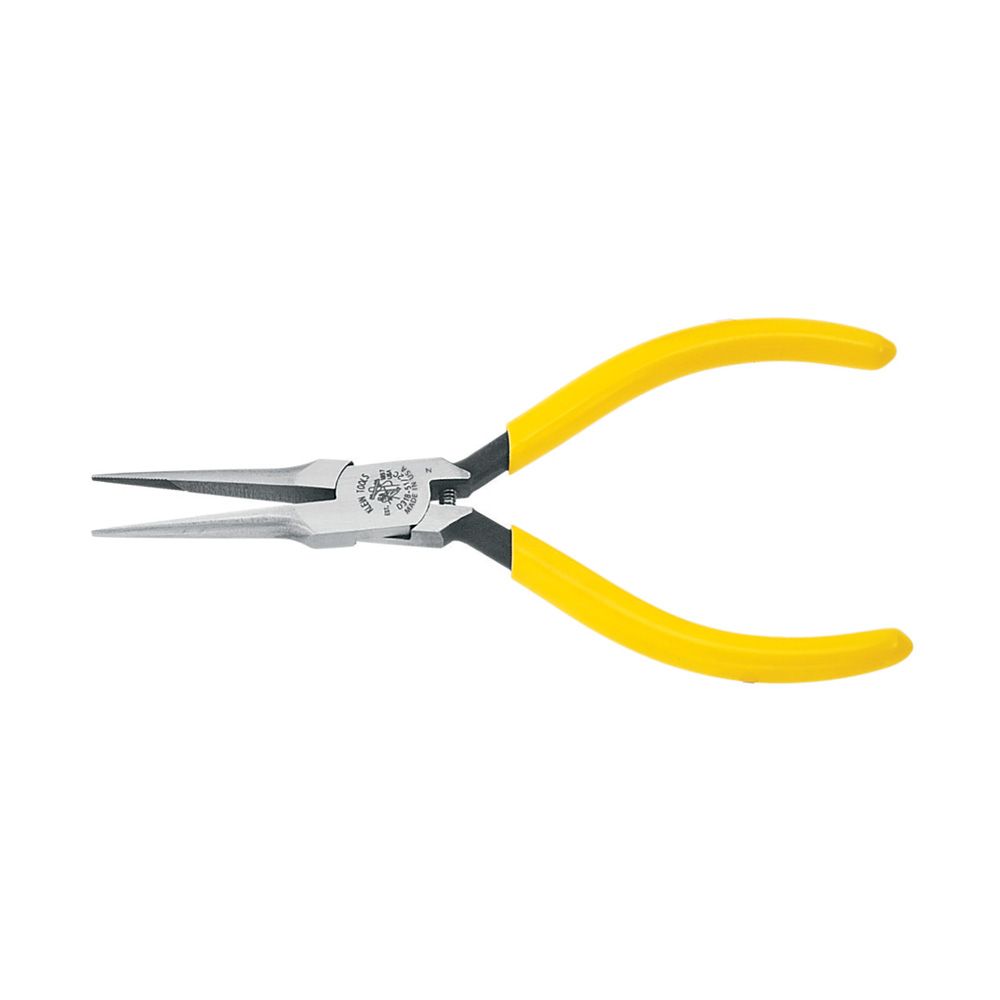 Product image for KLEIN D318-51/2C TOOL LONG NOSE PLIERS LONG NEEDLE NOSE 5-13/32"