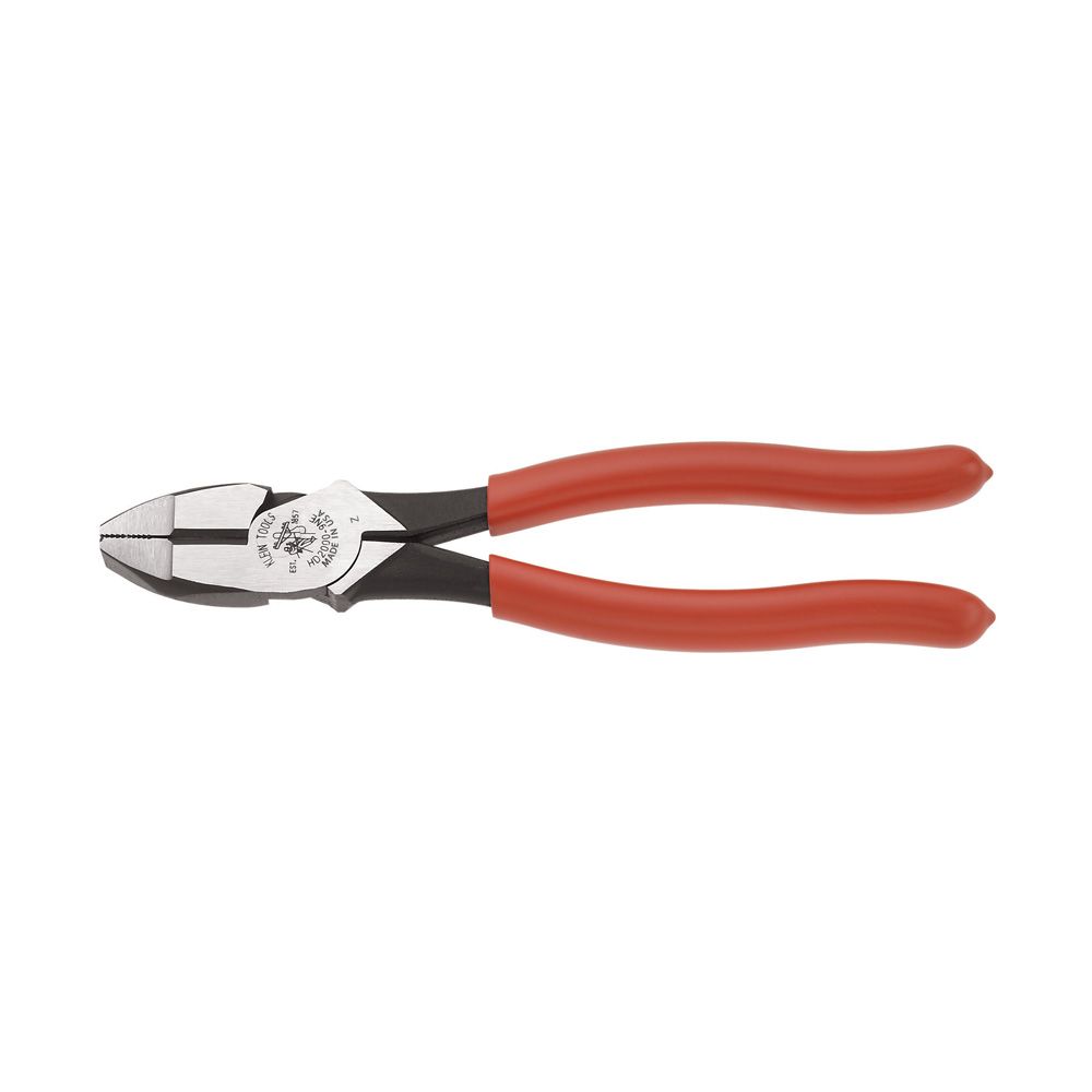 Product image for KLEIN HD2000-9NE TOOL PLIERS9-1/4" HI LEVERAGE SIDE CUTTERS NE TY CUTS BOLTS NAILS MOST WIRES HEAVY DUTY PLASTIC DIP HANDLES