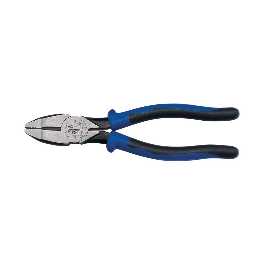 Product image for KLEIN J20017NE HEAVY-DUTY LINESMAN'S PLIERS 7-IN JOURNEYMAN 2000 SERIES