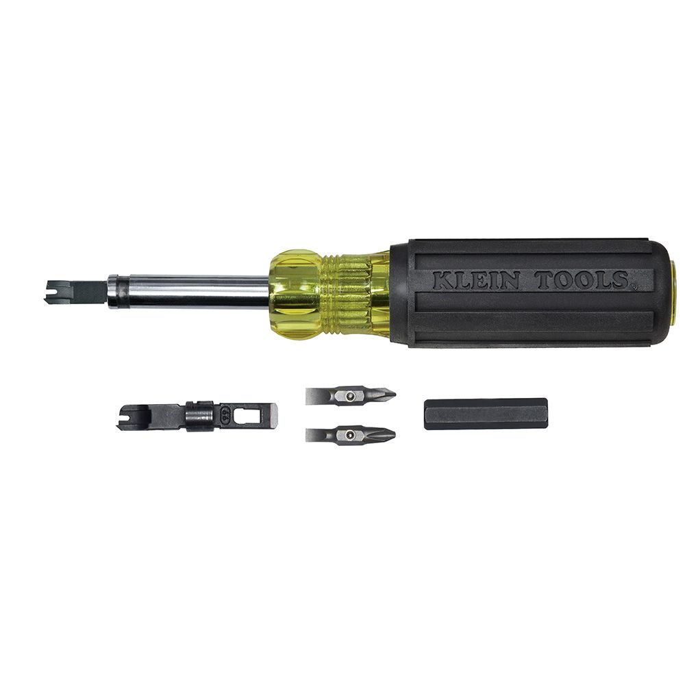 Product image for KLEIN VDV001-081 TOOL 5 PIECE MULTITOOL PUNCH DOWN SCREWDRIVER 8" OVERALL LENGTH