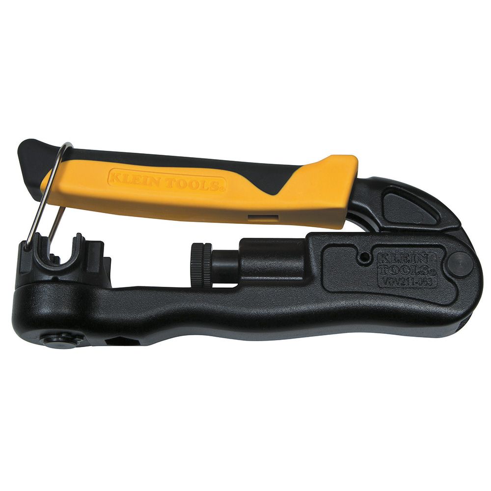 Product image for KLEIN VDV211-063 CRIMPER LATERAL MULTI CONNECTOR BNC RCA COAXIAL