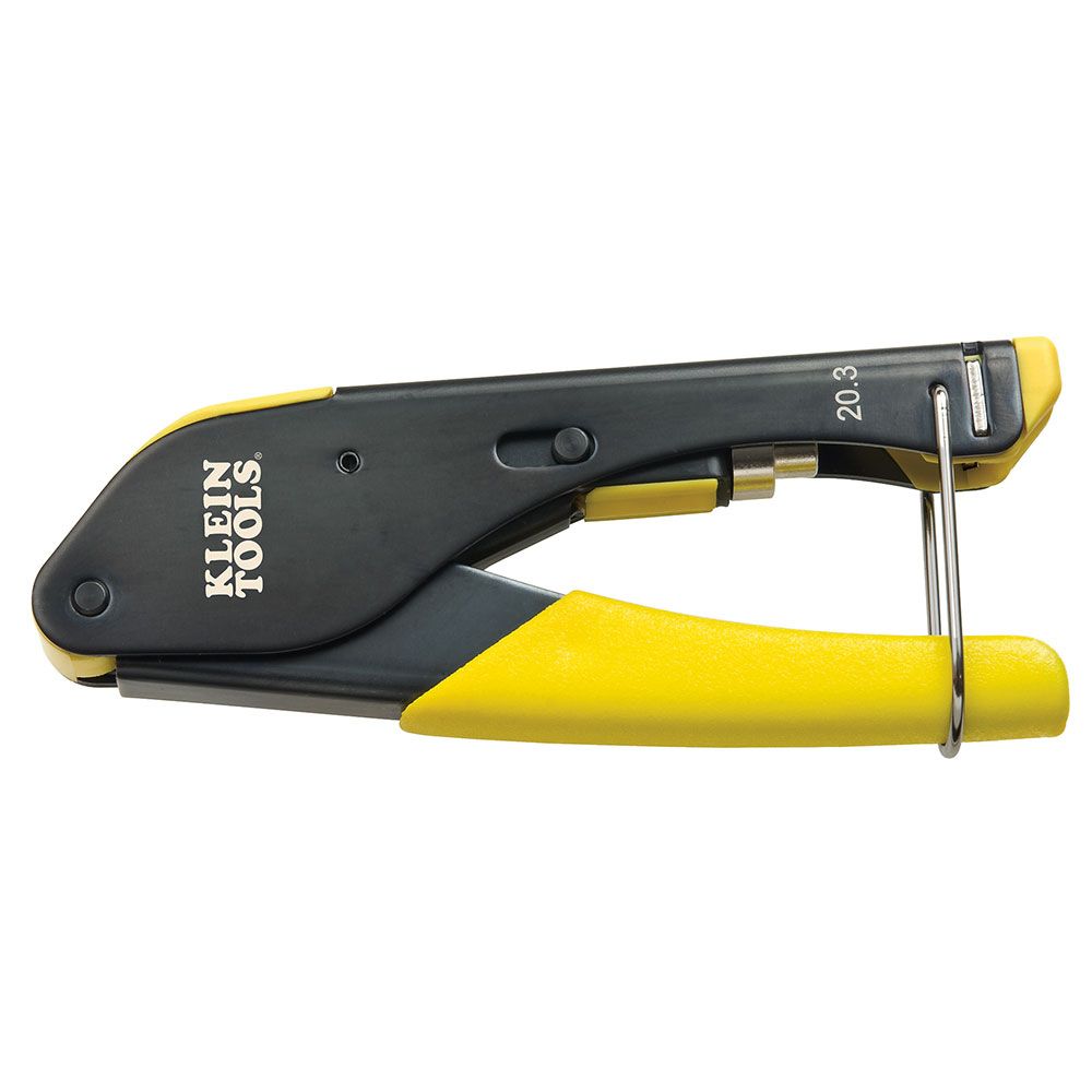 Product image for KLEIN VDV212-008-SEN CRIMPER COMPACT F-CONNECTOR