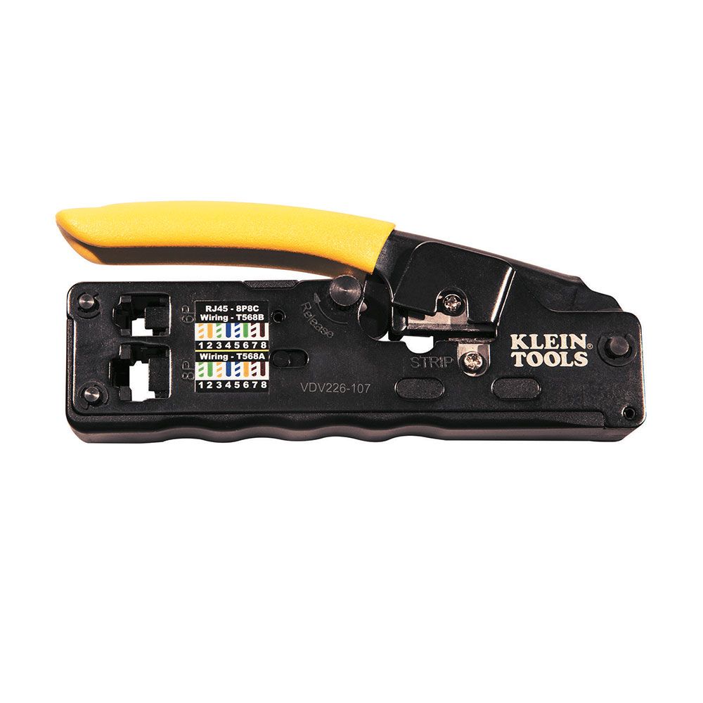 Product image for KLEIN VDV226-107 TOOL CRIMPER COMPACT RATCHETING