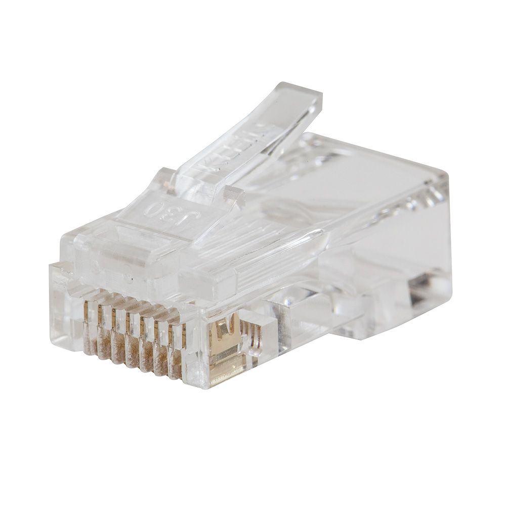 Product image for KLEIN VDV826-763 RJ45 CAT6 PASS-THRU MODULAR PLUGS 200/PACK