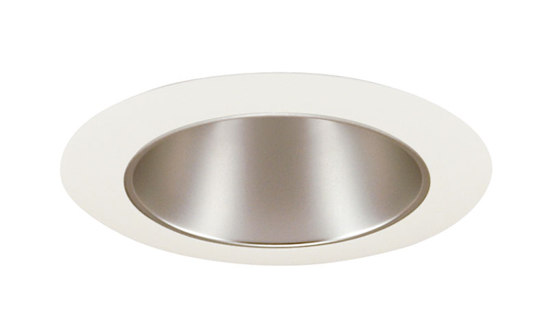 Product image for 4IN Downlight Cone Trim, Haze, White Trim Ring