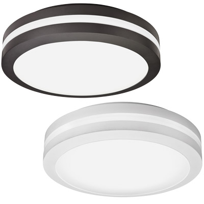 Product image for LED cast flush mount, 15FT, Dark bronze finish