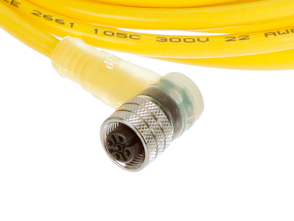 Product image for BRADH 8030P1D01M050 1200670247 MIC 3P FP 5M 90 DEGREE PNP #22 BRD