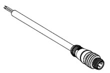 Product image for BRADH 803000D01M040 1200650174 MIC 3P FP 4M #22AWG BRD PVC