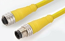 Product image for Cordset 5-pole double end straight male-female 22AWG 6m
