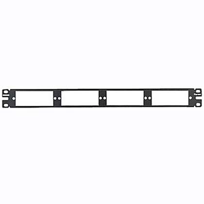 Product image for PANDUIT CFAPPBL1 FIBER ADAPTER PANEL 4POSITION FAP OR FKP INSERTS