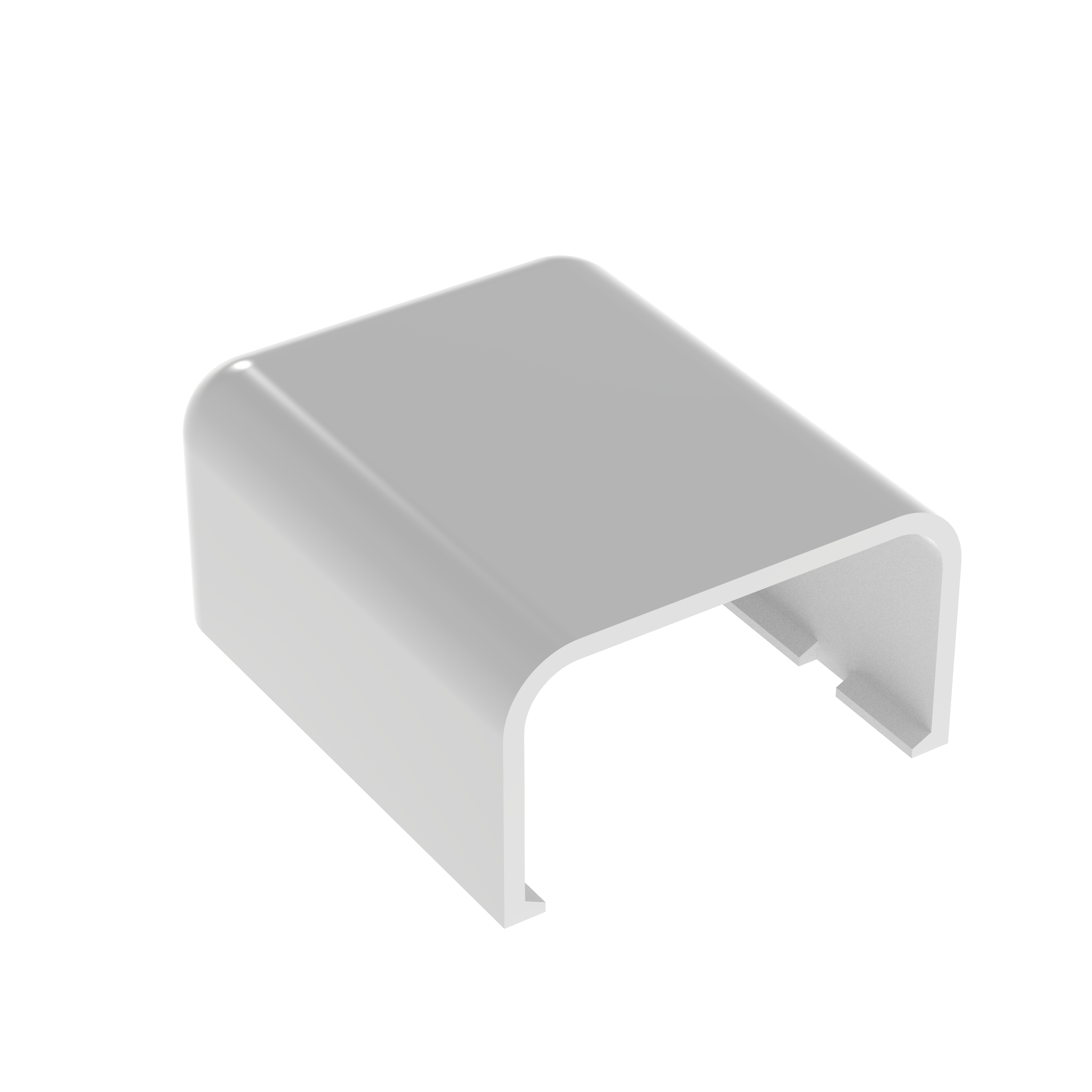 Product image for PANDUIT ECF10WH-X FITTING END CAP 2" LOW VOLTAGE WHITE 10/PAK