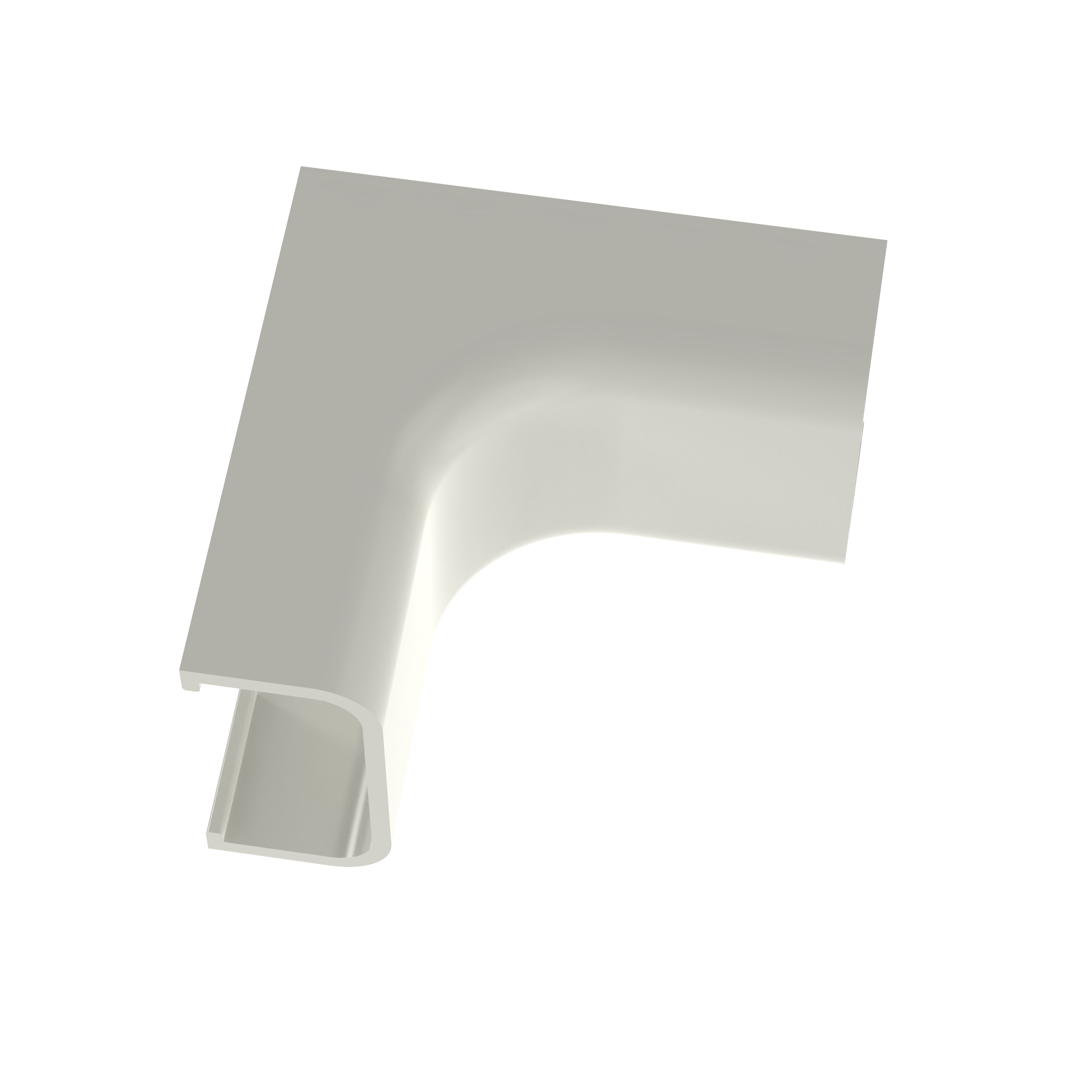 Product image for PANDUIT ICF3IW-E FITTING INSIDE CORNER FOR LD3 OFF WHITE ABS 1.38"