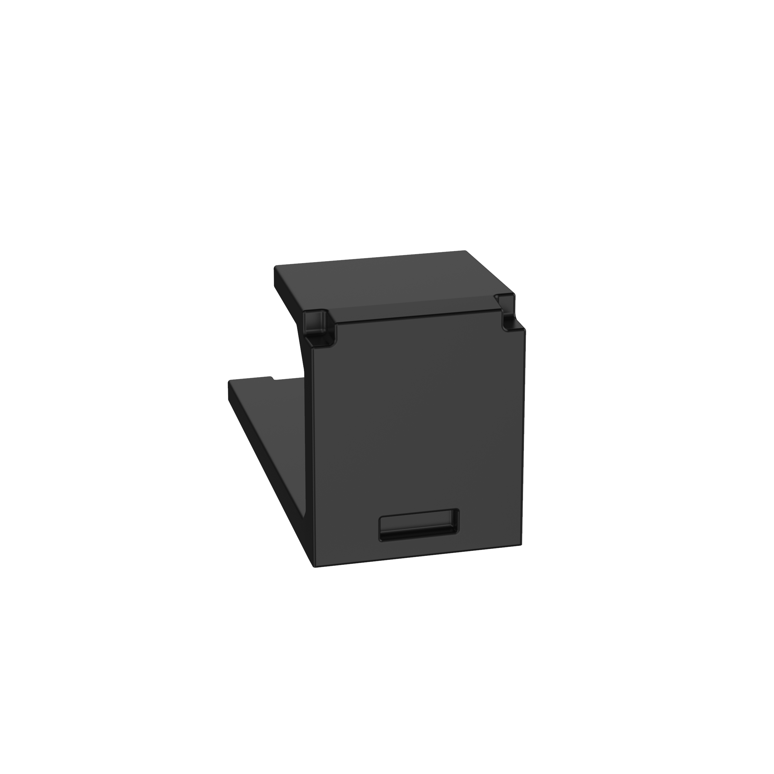 Product image for Mini-Com® Blank Module, 1 Port, Black