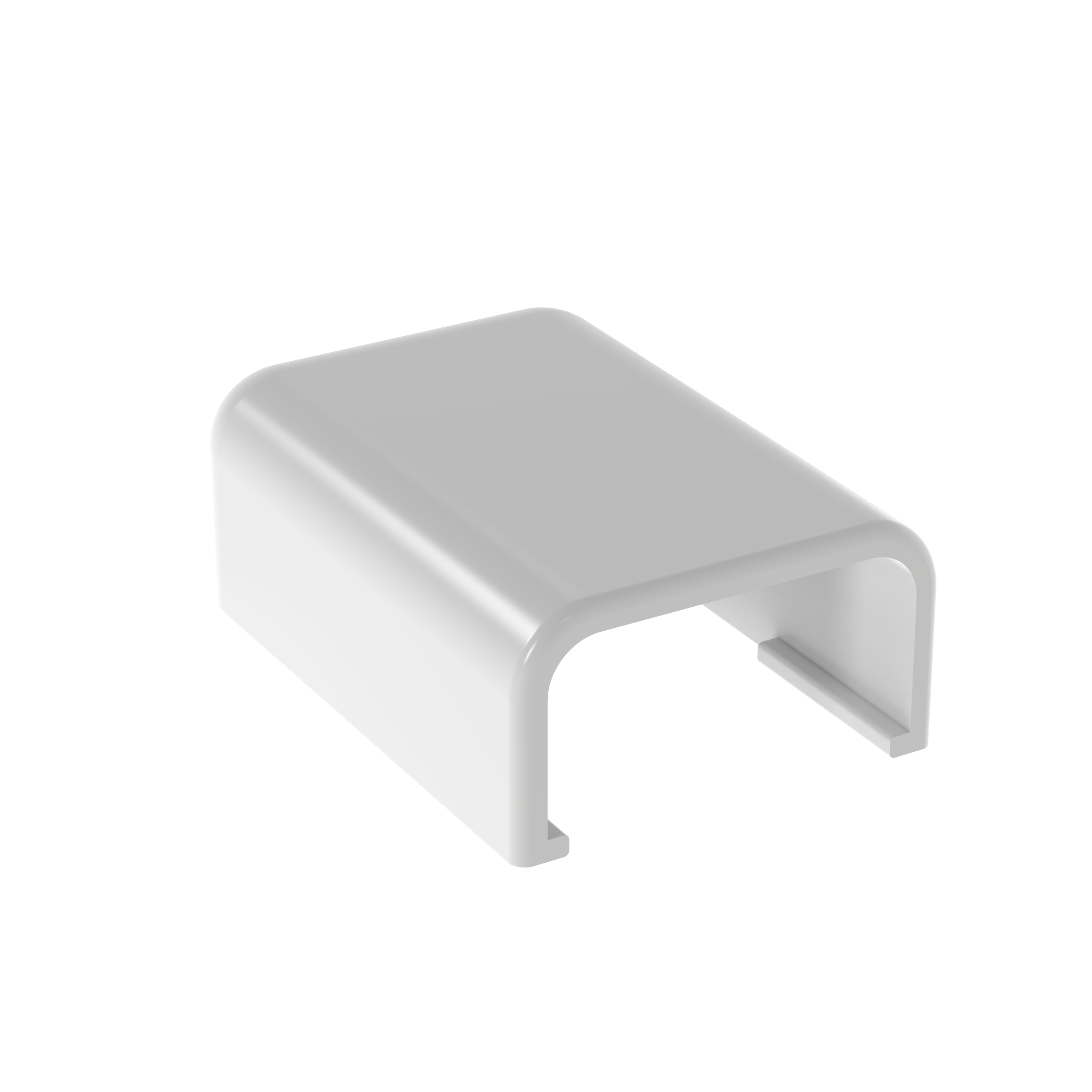Product image for PANDUIT ECF3WH-E END CAP SURFACE RACEWAY LD3 LOW VOLTAGE WHITE