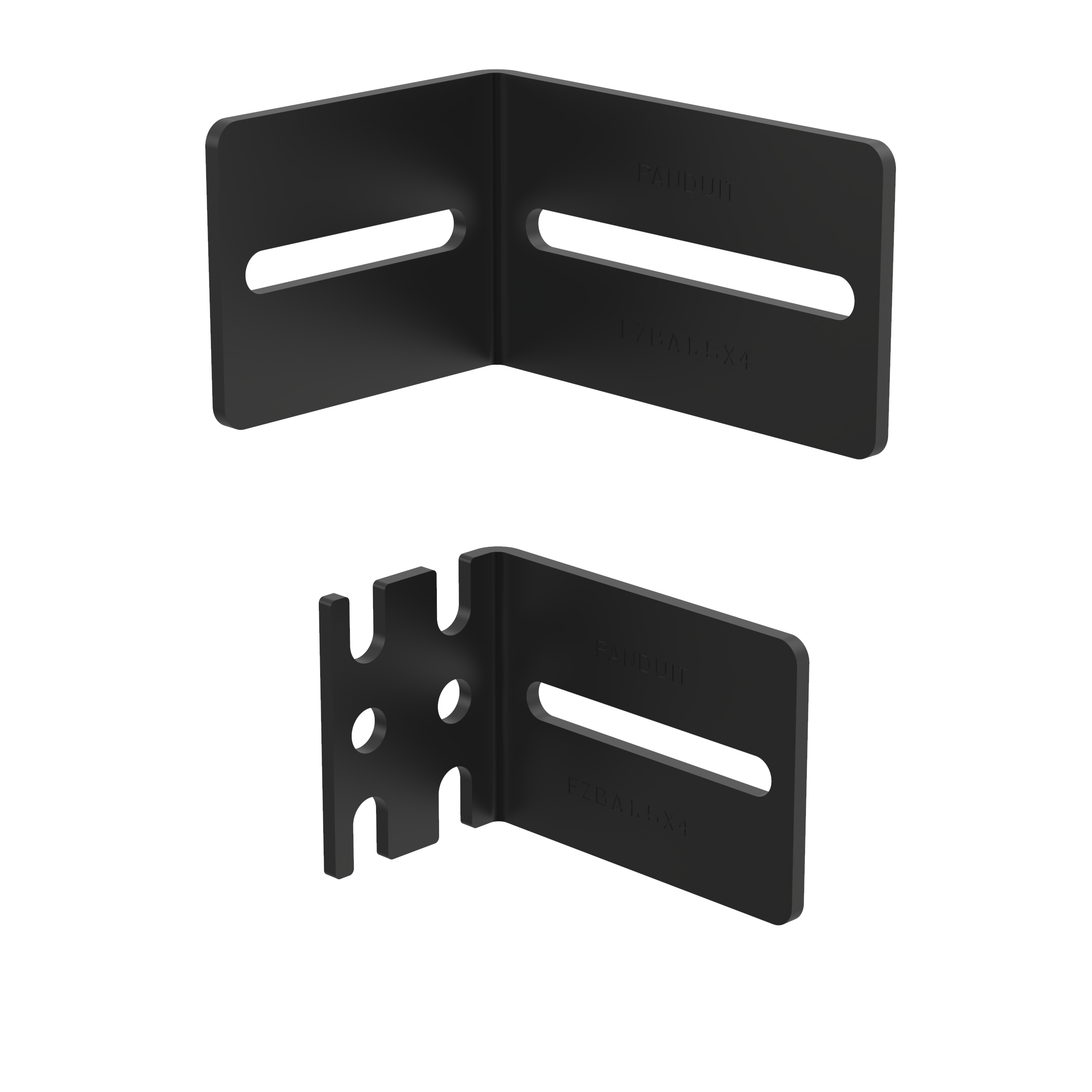 Product image for PANDUIT FZBA1.5X4 BRACKET FIBER DUCT ADJUSTABLE Z BRACKET