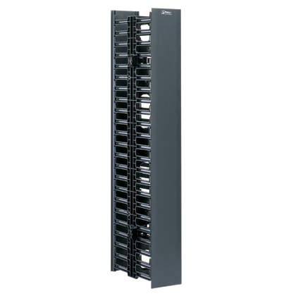 Product image for Vertical manager front & rear 22-rack black