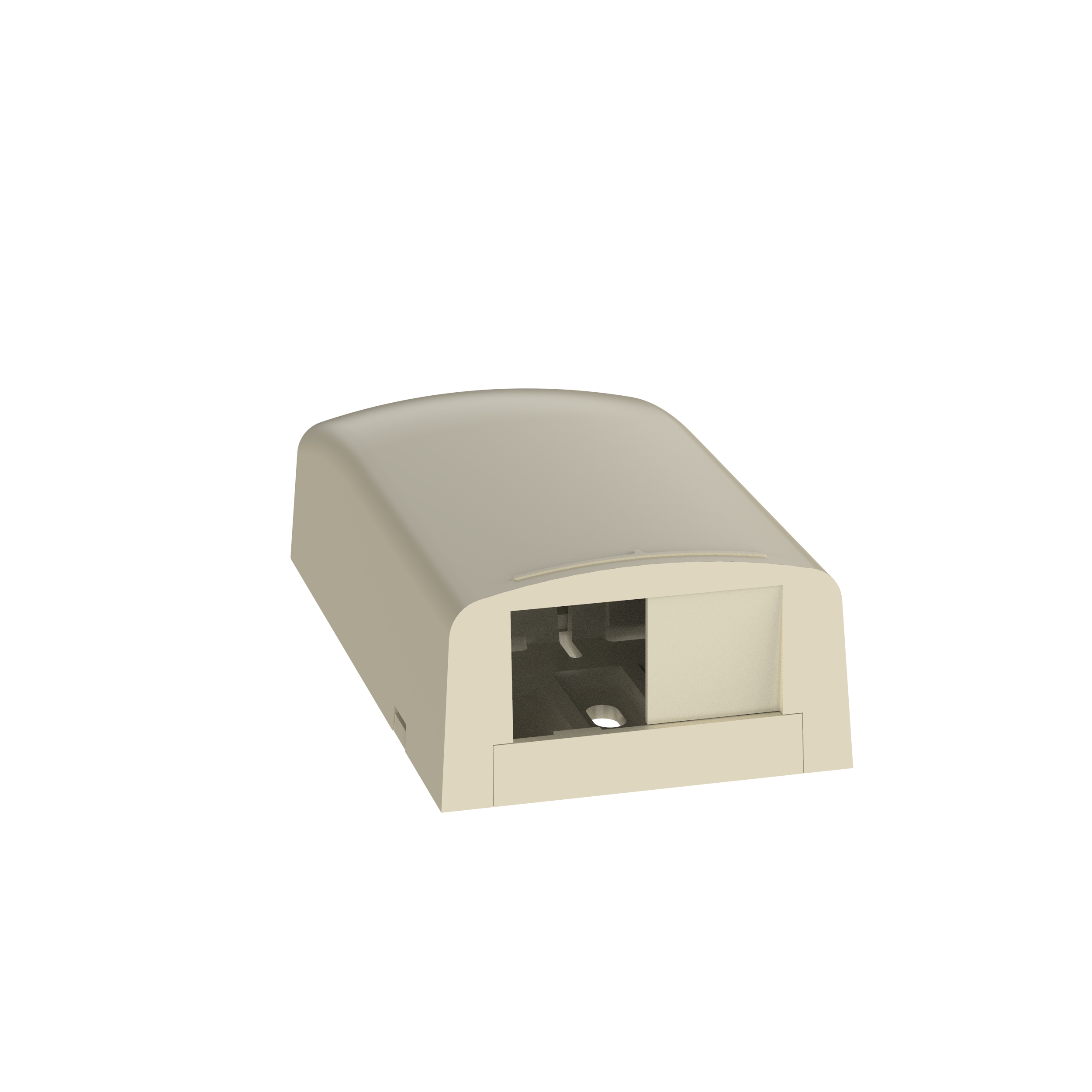 Product image for PANDUIT CBX2EI-AY BOX MINI COM SURFACE MOUNT ACCEPTS 2 MINI COM MODULES 2PORT ELECTRIC IVORY