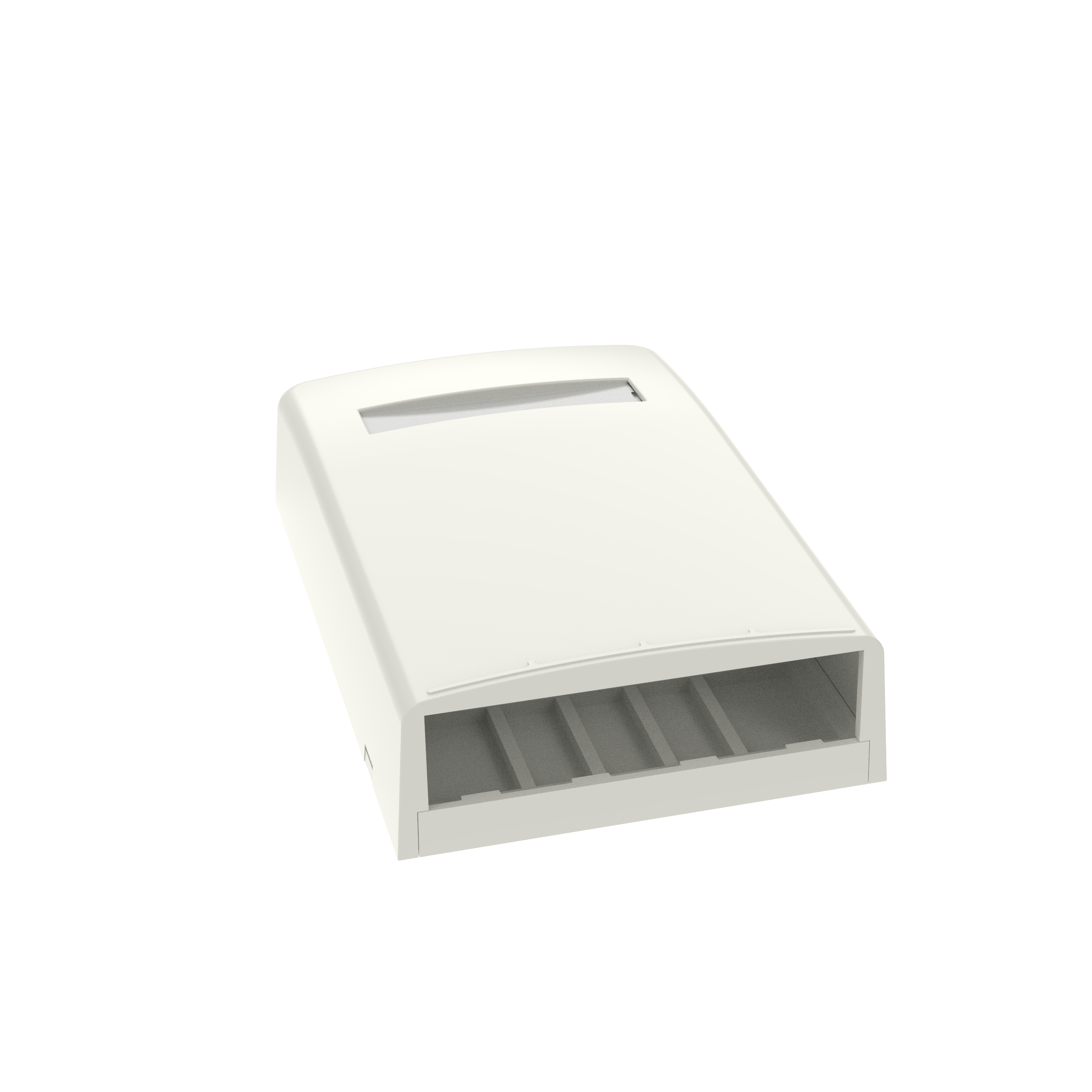 PANDUIT CBX4IW-AY BOX MINI COM SURFACE MOUNT ACCEPTS 4 MINI-COM MODULES