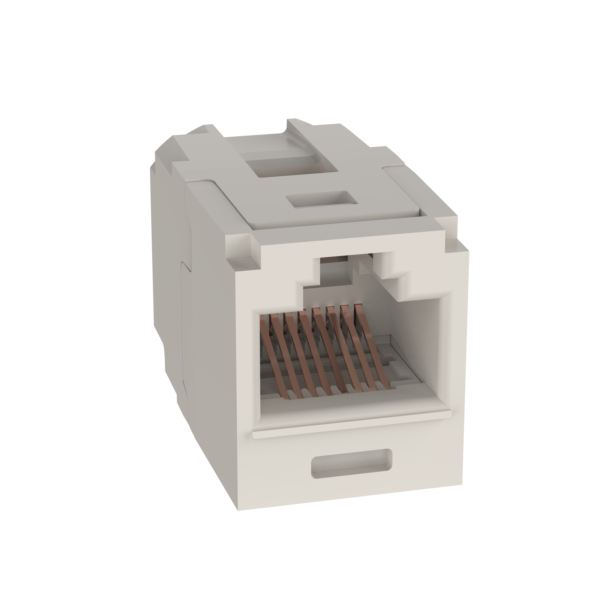 Product image for Coupler module universal Mini-Com 8-wire RJ45 cat6 8-position off white