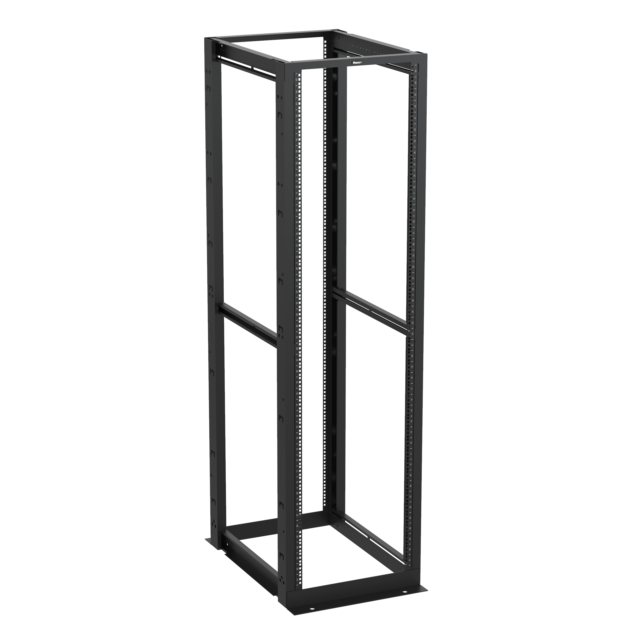 PANDUIT R4PCN 4 POST RACK 45 RU  CAGE NUT RAILS