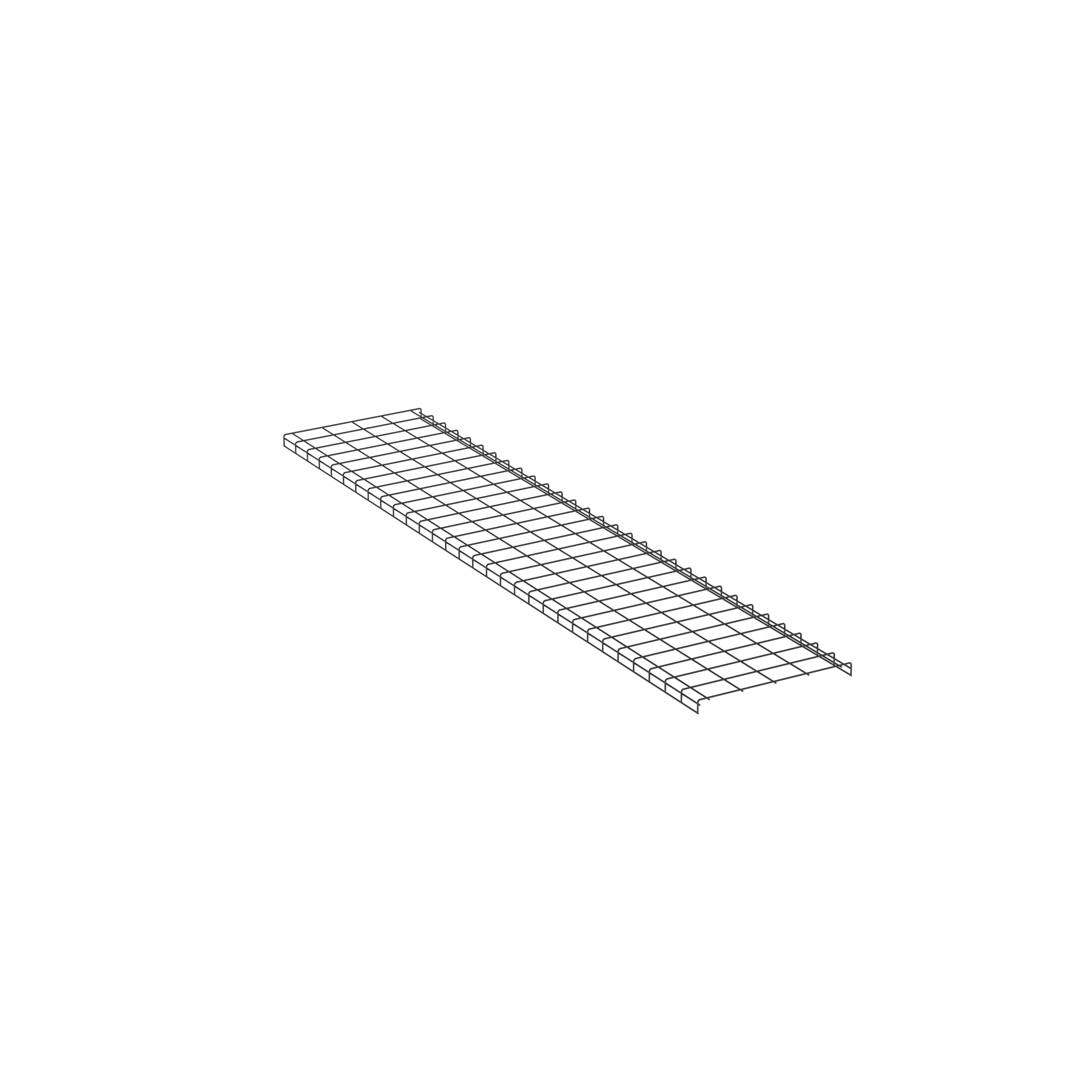 PANDUIT WG24BL10 WYR-GRID PATHWAY  BLACK