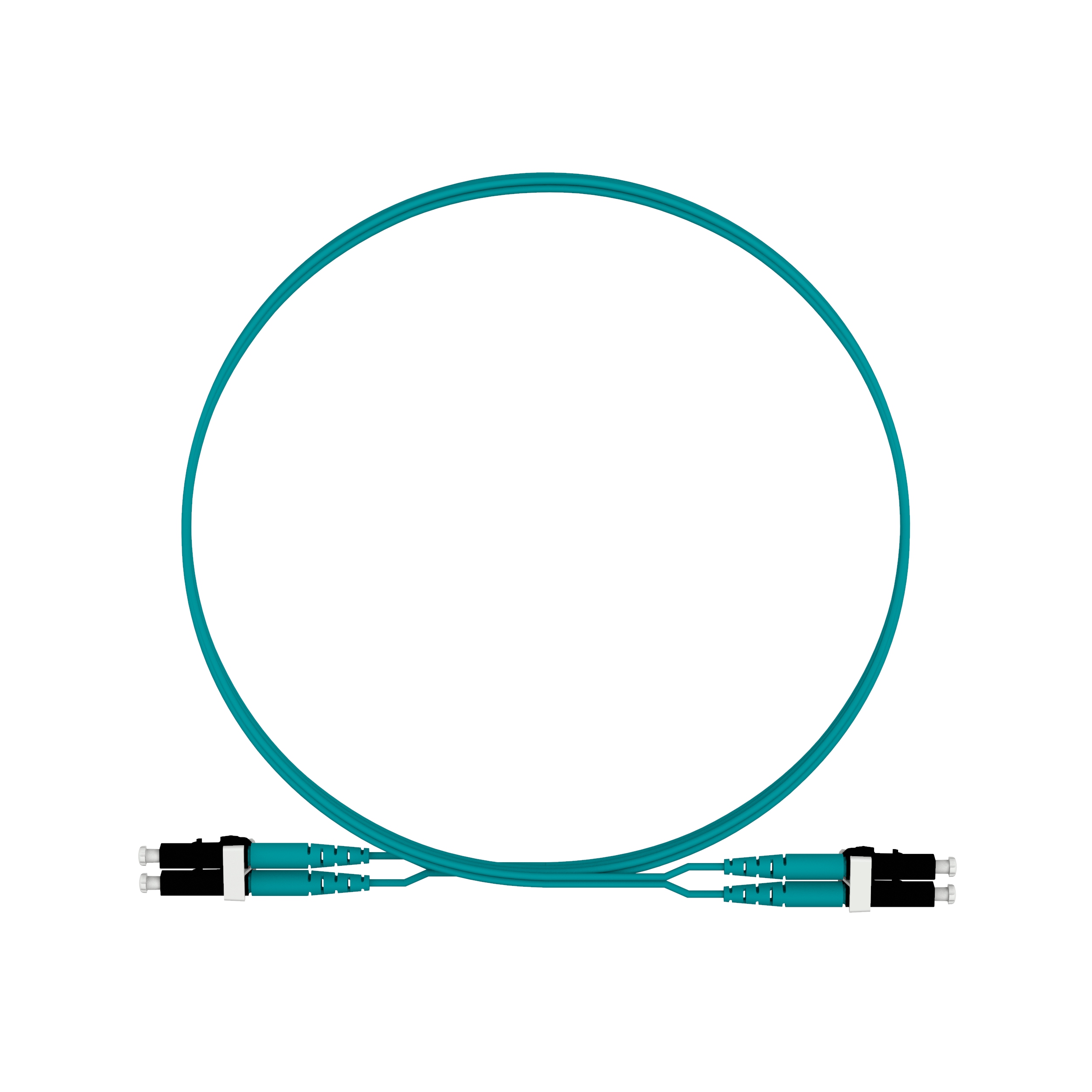 Product image for Opti-Core® 2 Fiber Patch Cord, OM4, LC Duplex, Riser