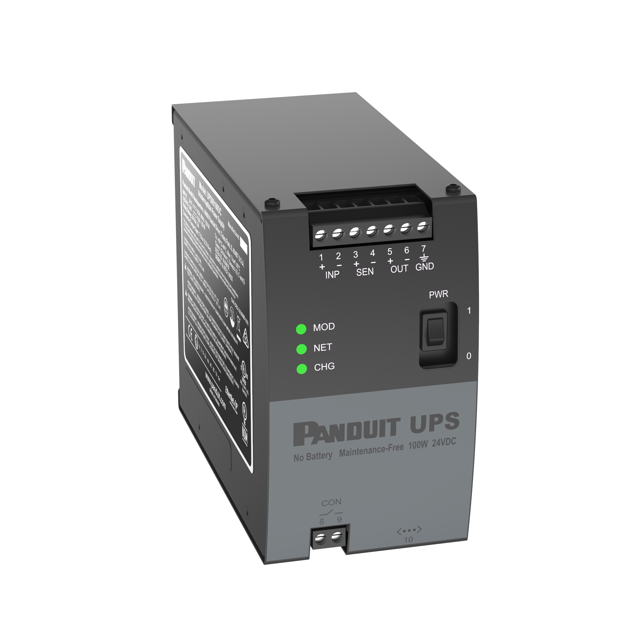 Product image for Uninterruptible Power Supply, 100 W, 24V DC