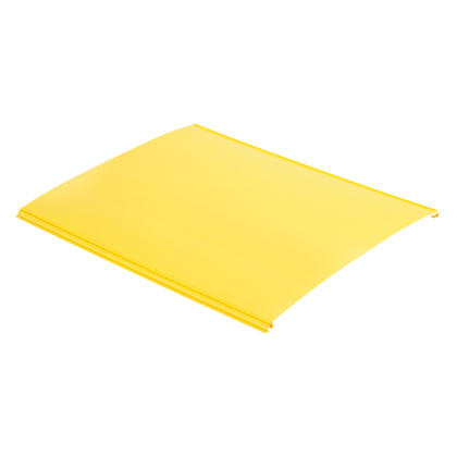 Product image for PANDUIT FRCV24YL10 COVER FIBERRUNNER 12"X4" YELLOW 10/PACK