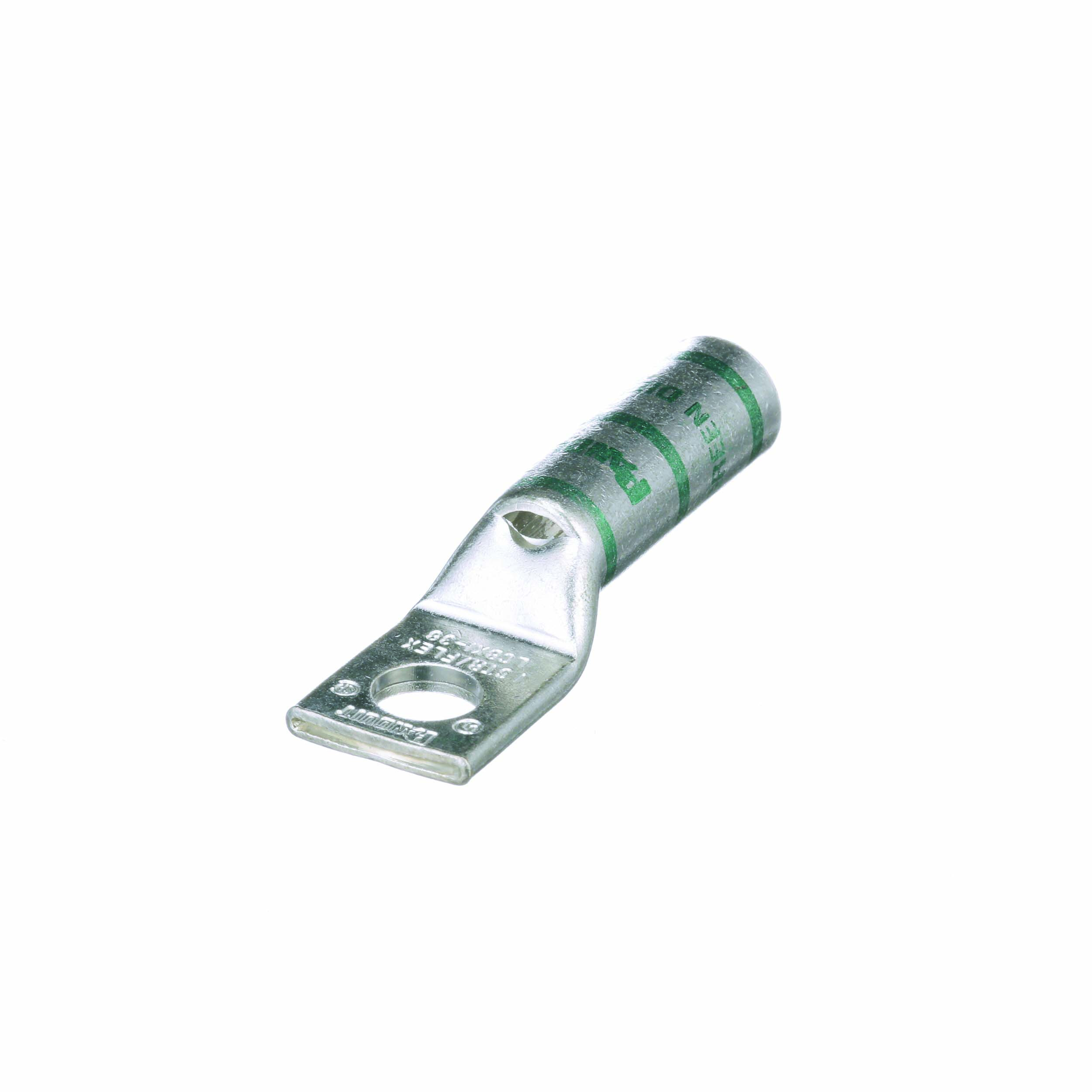 Product image for Pan-Lug™ LCA1-56-E Comp. Lug, 1, Tin Plt Copper, Strt, One 0.31" Stud, PK20