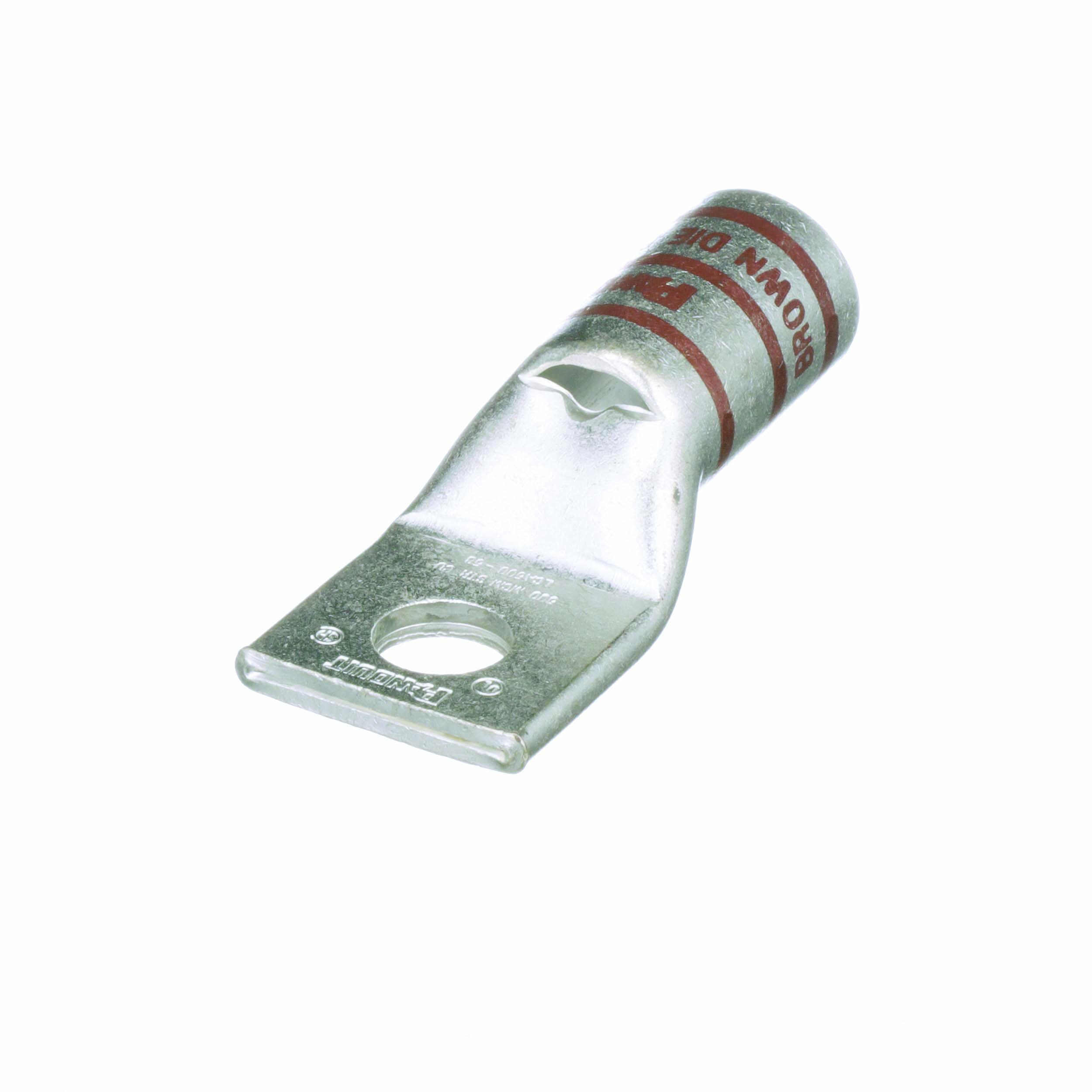 Product image for Lug window 1-hole standard-barrel copper 500KCMIL brown 5/8"