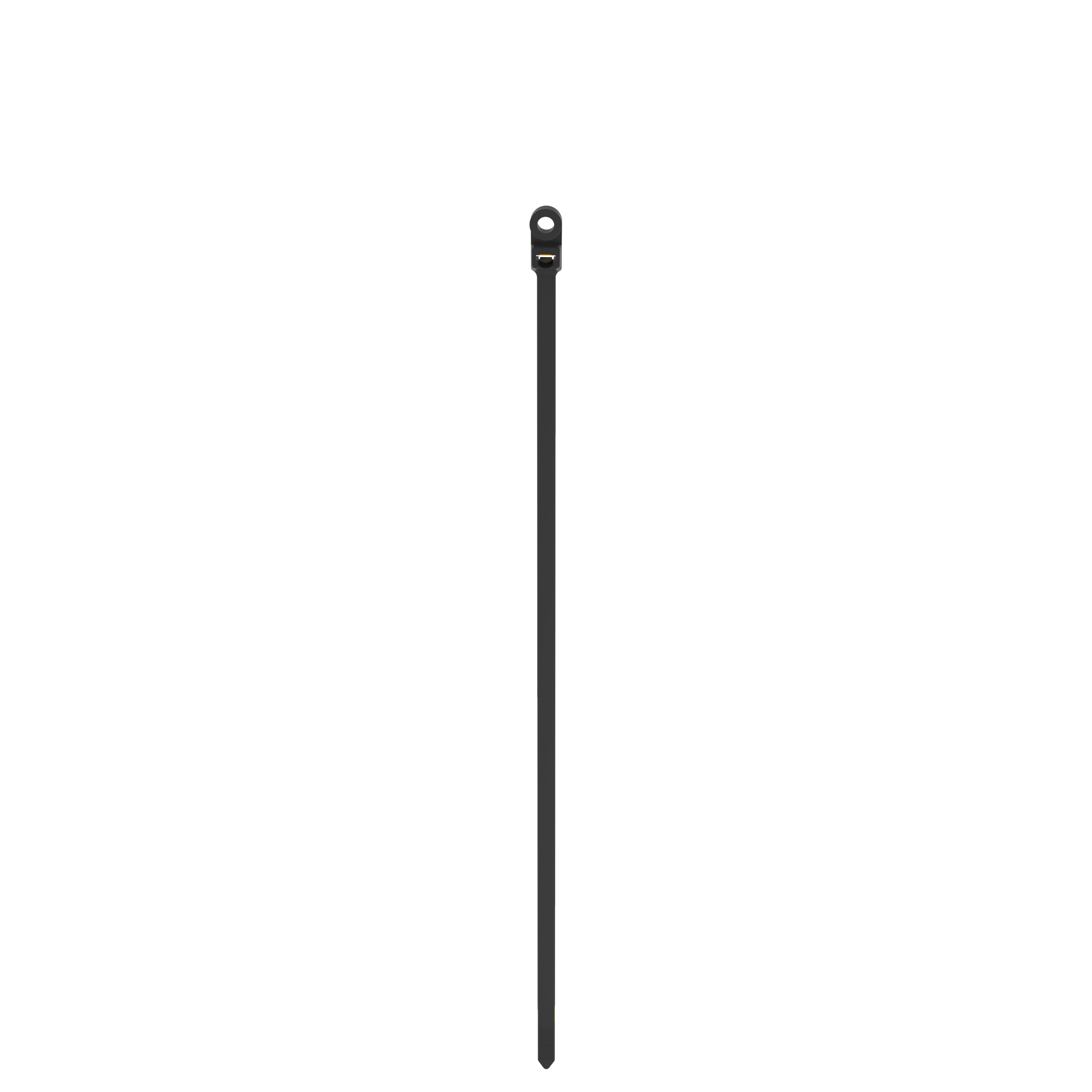 Product image for Pan-Ty® PLC4H-S25-TL0 Locking Clamp Tie, Black, UV PA6.6, M6, 15.1"L, 120lb