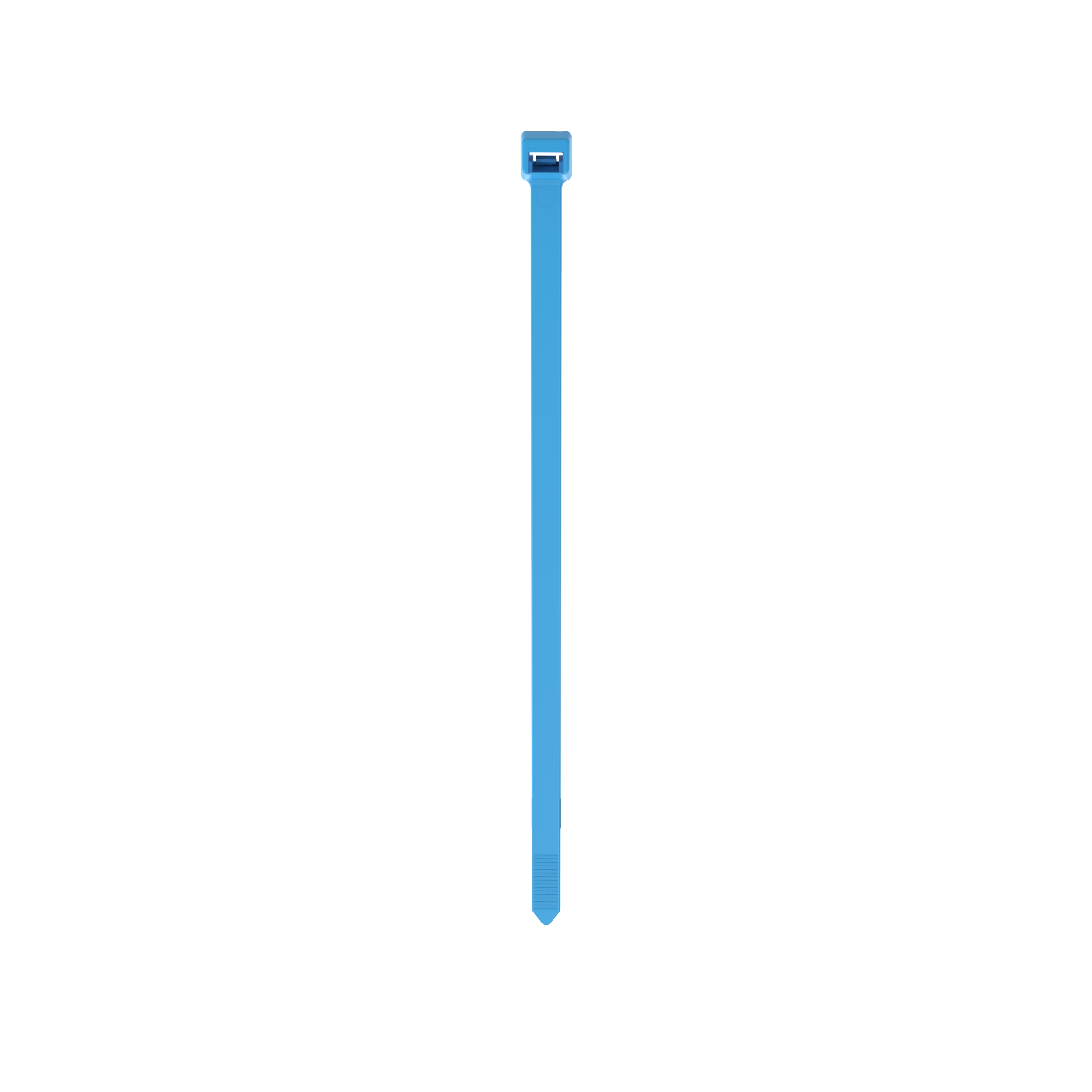 Product image for Pan-Ty® PLT3H-TL76 Cable Tie, Aqua, Tefzel, UV, High Heat, 11.5"L, 120lb, PK250