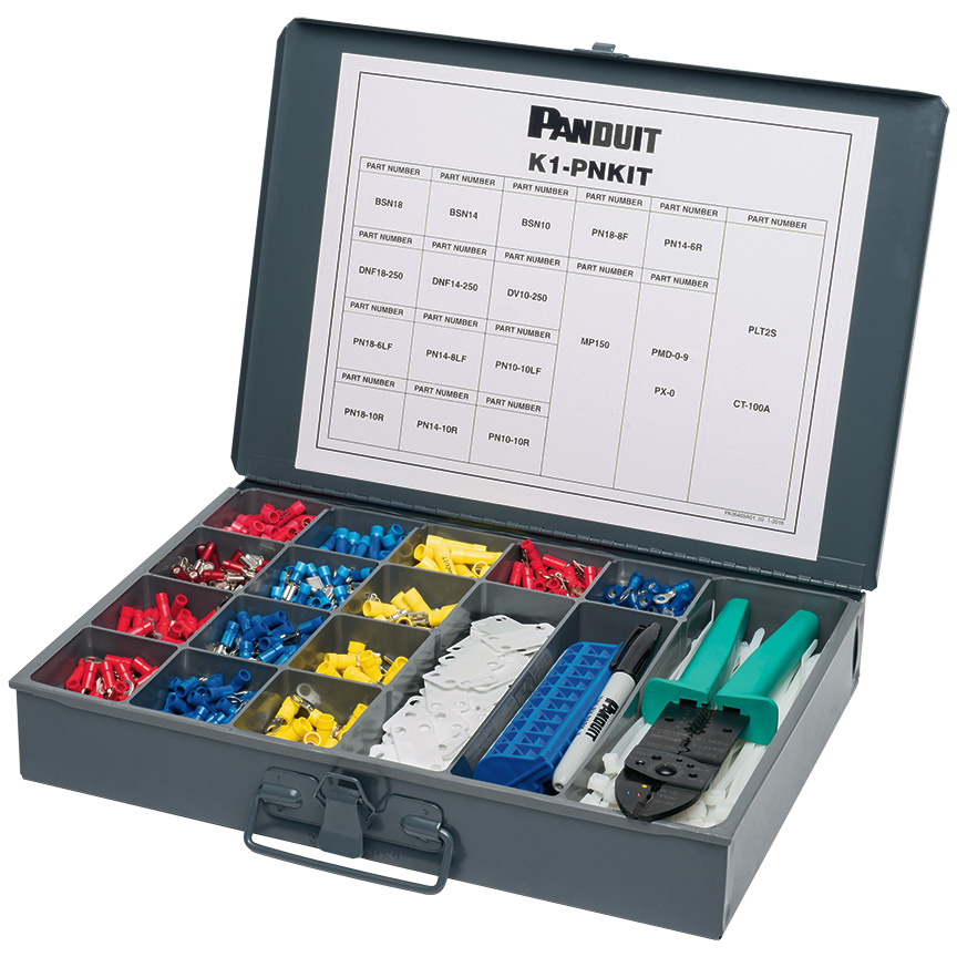 Product image for Pan-Term® K1-PNKIT Terminal Kit, Nylon, 14-22 AWG, PK1