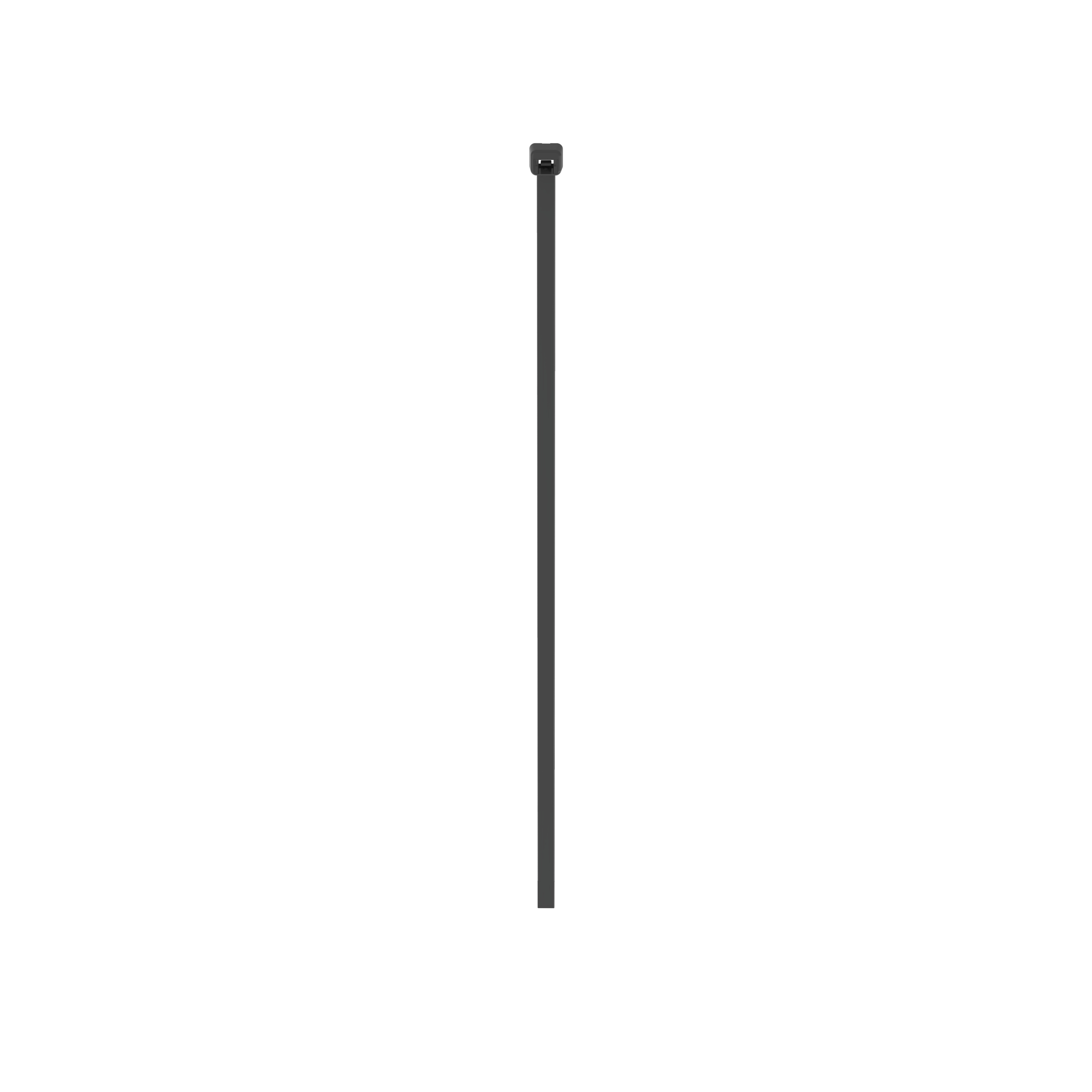 Product image for Pan-Ty® PLT2.5S-M0 Cable Tie, Black, UV PA6.6, 9.8"L, 50lb, PK1000